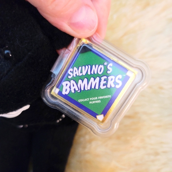 Salvino's Bammers Baseball #47 Tom Glavine NL Cy Young Bear Black 9" NWT - Picture 3 of 7